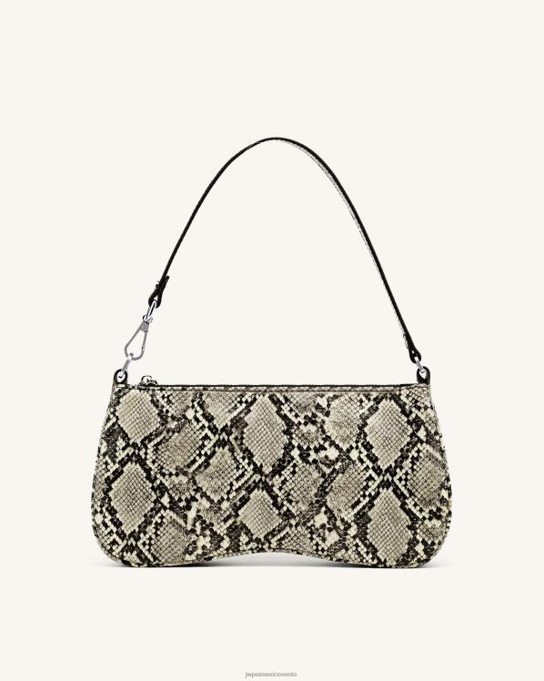 bolsa de hombro JW PEI ZR2BN102 serpiente natural en relieve bolso de hombro eva