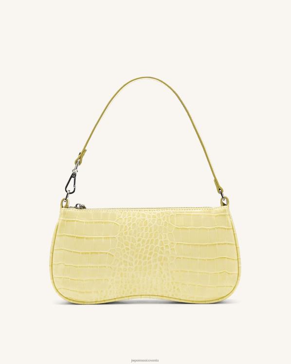 bolsa de hombro JW PEI ZR2BN103 cocodrilo amarillo claro bolso de hombro eva