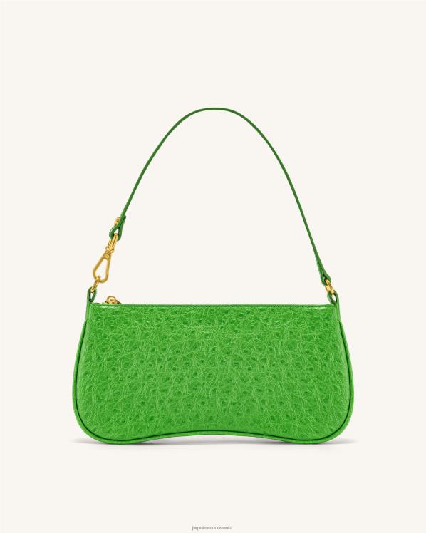 bolsa de hombro JW PEI ZR2BN105 avestruz verde hierba bolso de hombro eva