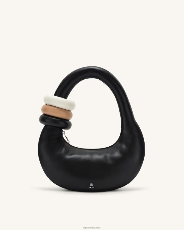 bolsa de hombro JW PEI ZR2BN116 negro bolso de hombro ábaco