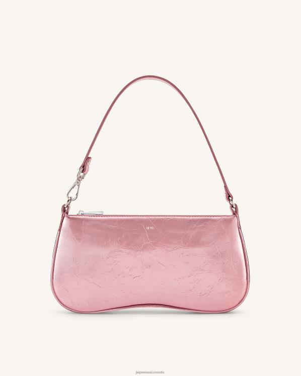 bolsa de hombro JW PEI ZR2BN133 rosa bolsa de hombro eva metalizada
