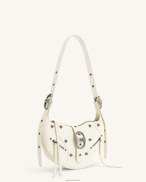 bolsa de hombro JW PEI ZR2BN155 blanco bolso de hombro tessa aplastado