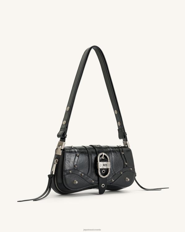bolsa de hombro JW PEI ZR2BN159 negro bolso de hombro joy aplastado