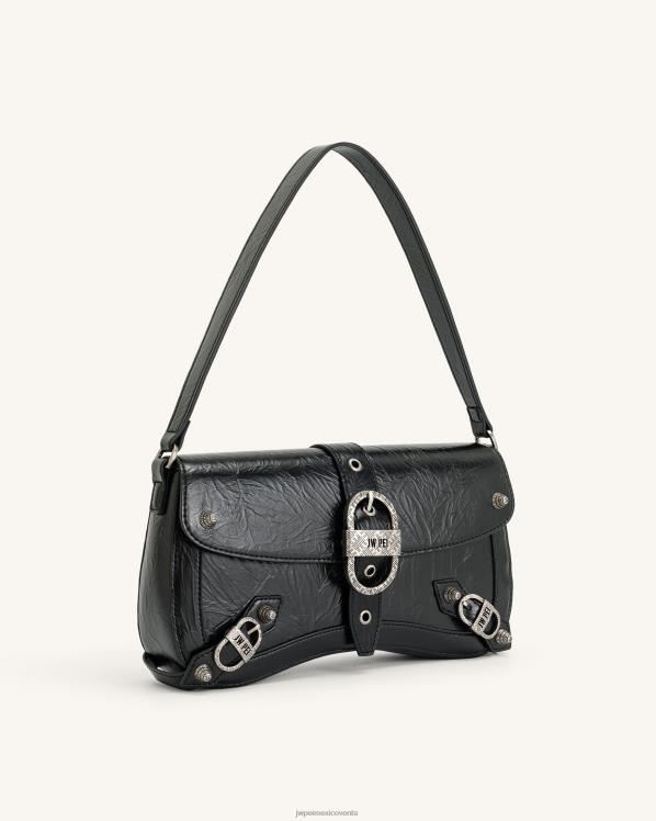 bolsa de hombro JW PEI ZR2BN162 negro bolso de hombro sia aplastado