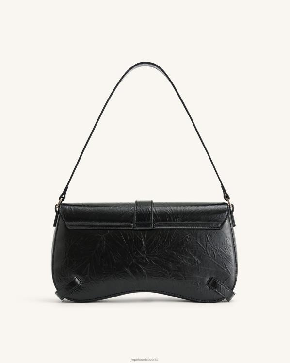 bolsa de hombro JW PEI ZR2BN162 negro bolso de hombro sia aplastado