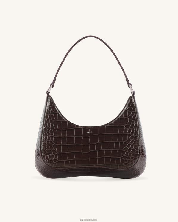 bolsa de hombro JW PEI ZR2BN97 cocodrilo nutella bolso de hombro rubí
