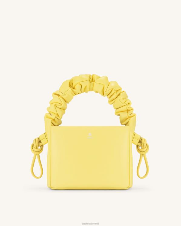 bolsa de asa JW PEI ZR2BN175 amarillo claro bolso rylee plisado con cordón en la parte superior
