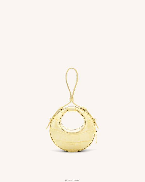 bolsa de asa JW PEI ZR2BN177 cocodrilo amarillo claro minibolso Rantan
