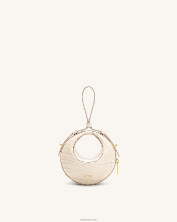 bolsa de asa JW PEI ZR2BN179 cocodrilo beige minibolso Rantan