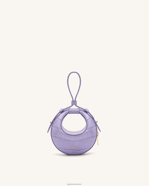 bolsa de asa JW PEI ZR2BN180 cocodrilo morado minibolso Rantan