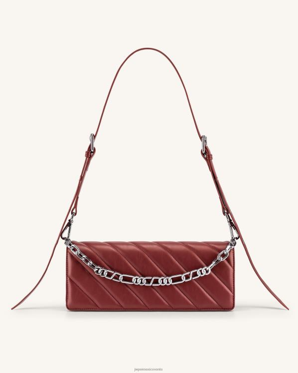 bandolera JW PEI ZR2BN11 vino rojo bolsa crossbody sophie