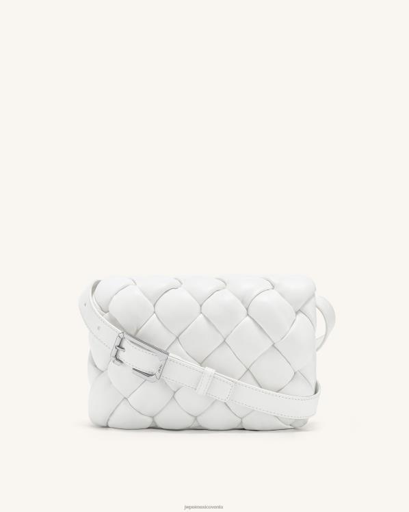 bandolera JW PEI ZR2BN37 blanco bolsa de laberinto