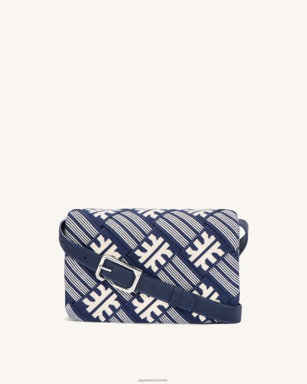 bandolera JW PEI ZR2BN38 Armada bolso cossbody fei maze de punto jacquard