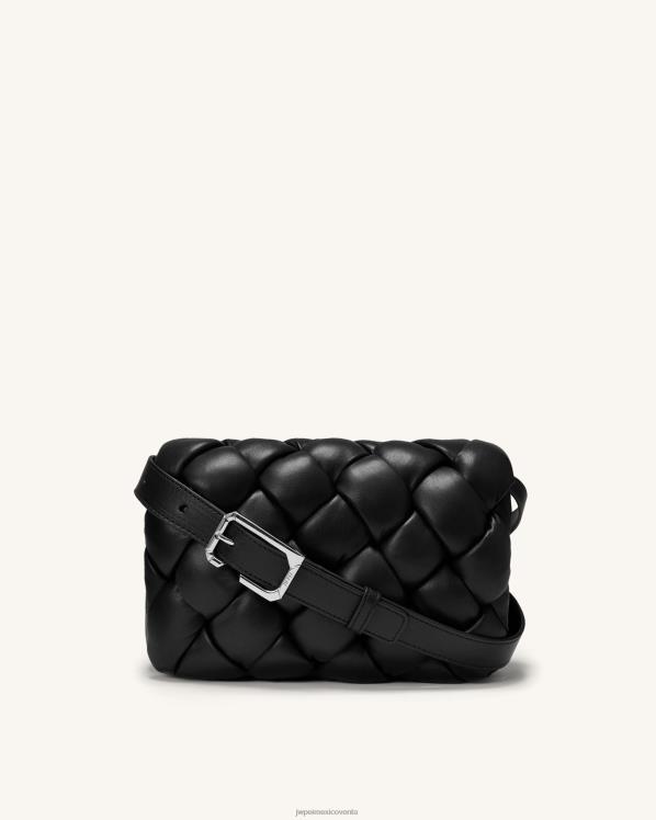 bandolera JW PEI ZR2BN6 negro bolsa de laberinto