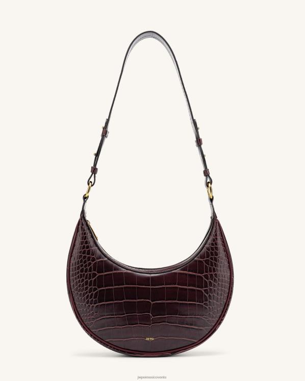 bandolera JW PEI ZR2BN9 cocodrilo marrón alforja carly