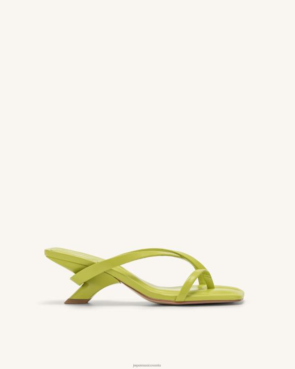 mula JW PEI ZR2BN279 verde lima mule maeve con tiras