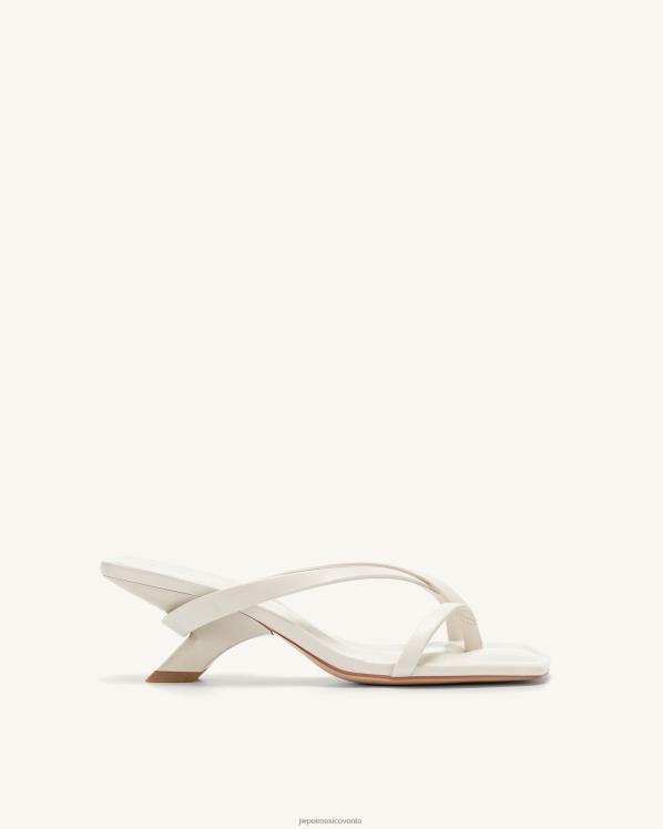 mula JW PEI ZR2BN282 Marfil mule maeve con tiras