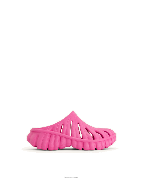 sandalia JW PEI ZR2BN313 Rosa brillante zueco plataforma hoja de tara