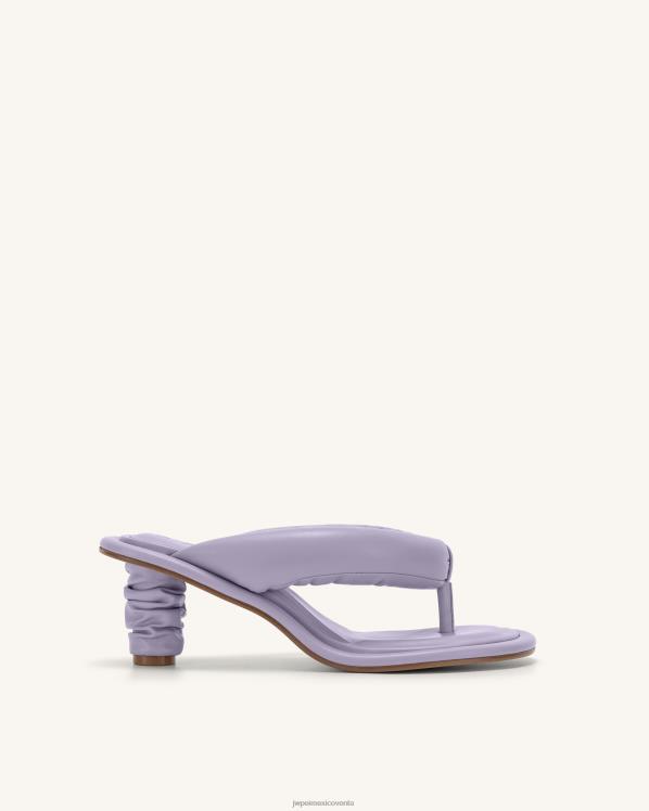 sandalia JW PEI ZR2BN327 púrpura sandalia abullonada talia